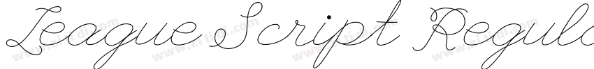 League Script Regula字体转换